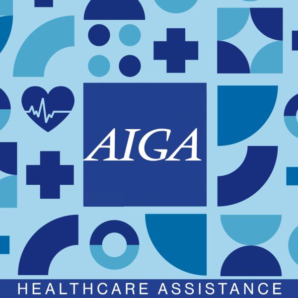 An image for AIGA and AHP's healthcare assistance program