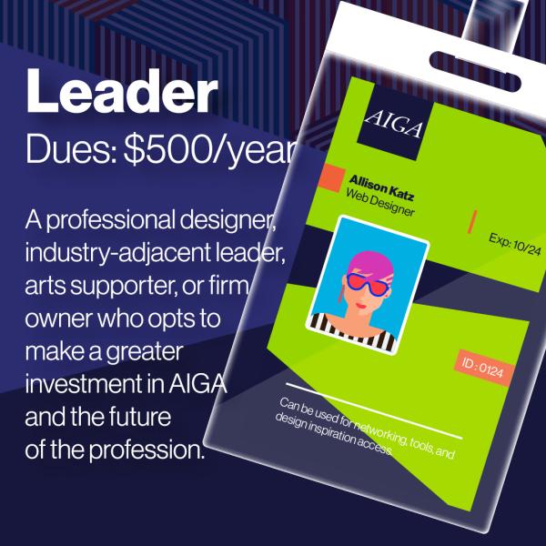 AIGA Leader Membership $500/year